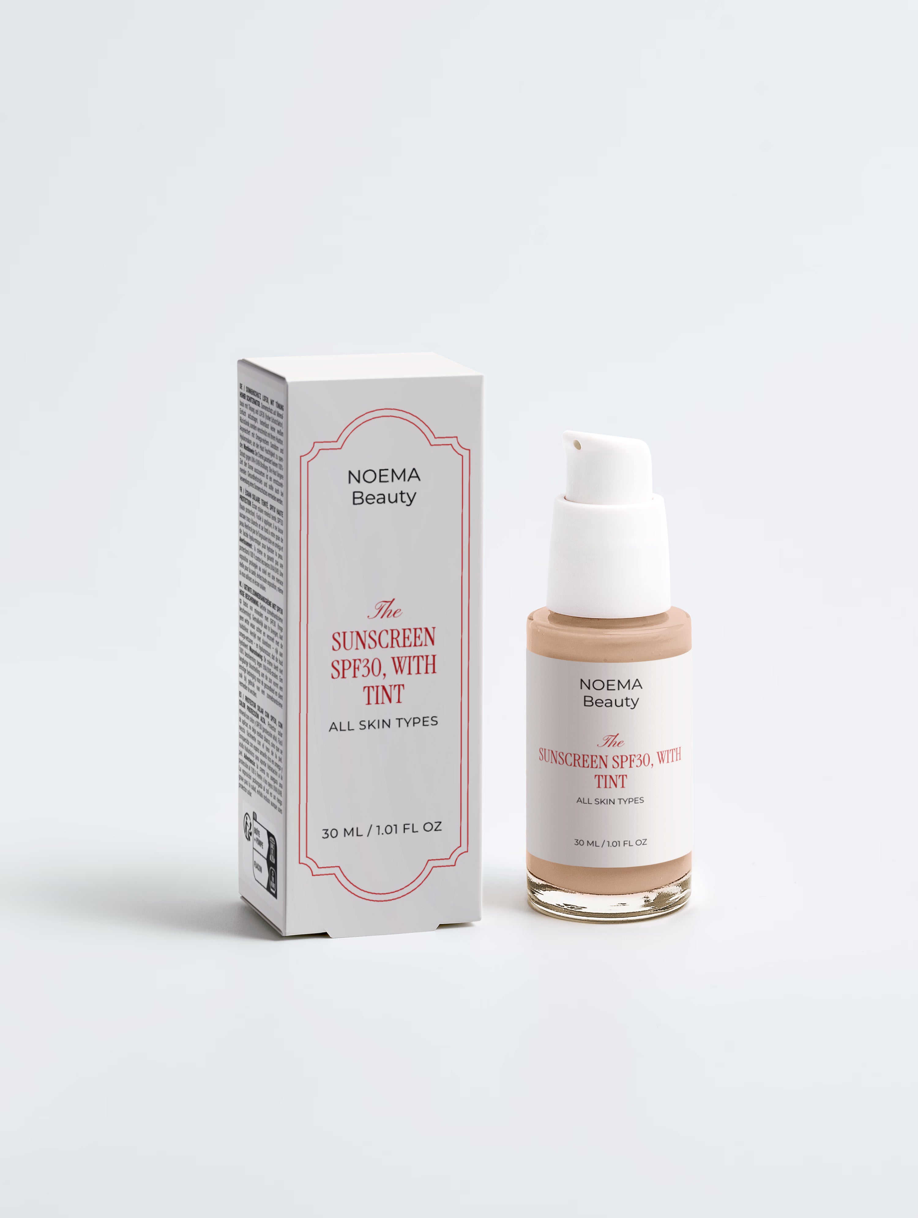 Sunscreen SPF30, with tint