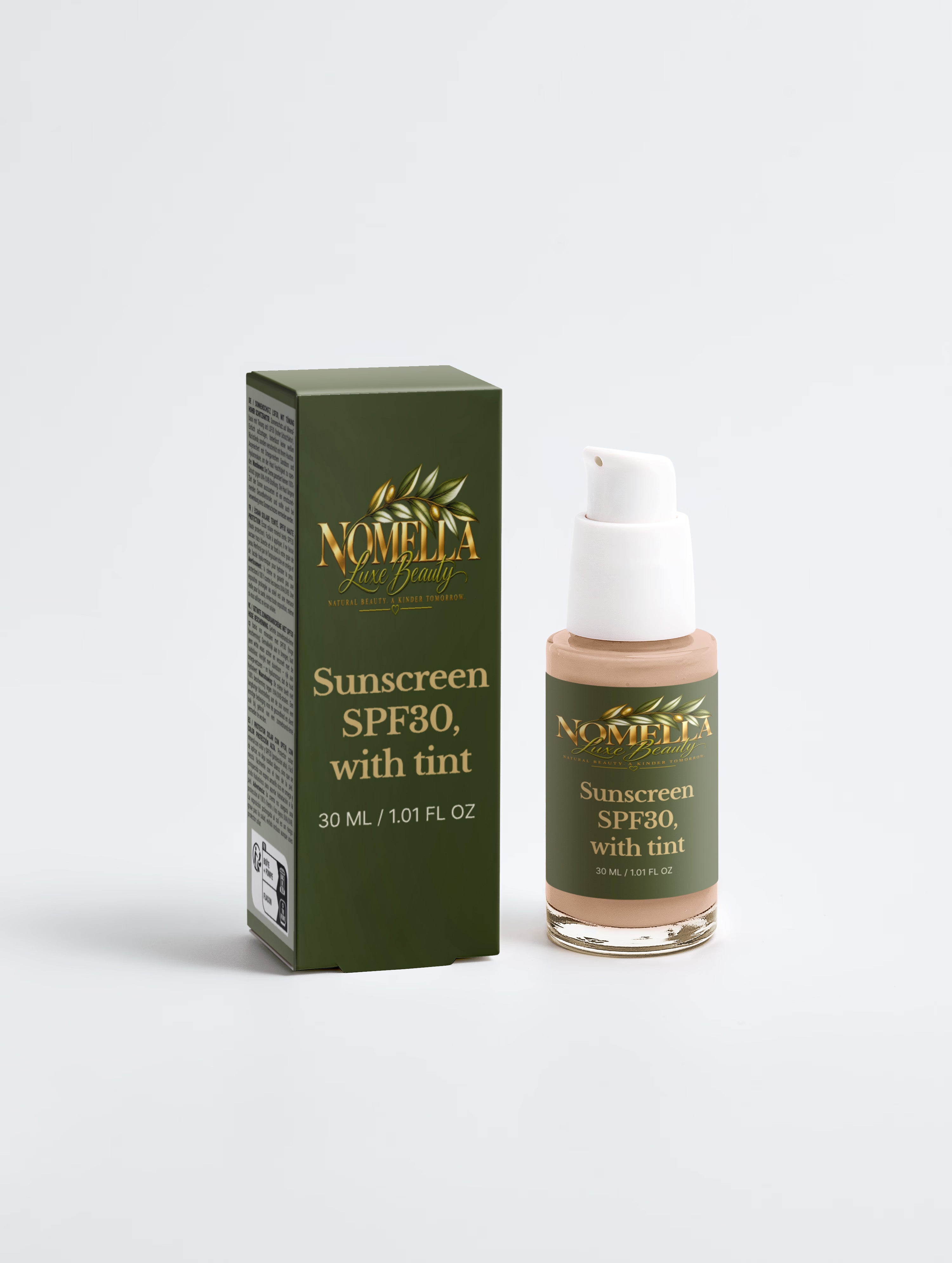 Sunscreen SPF30, with tint